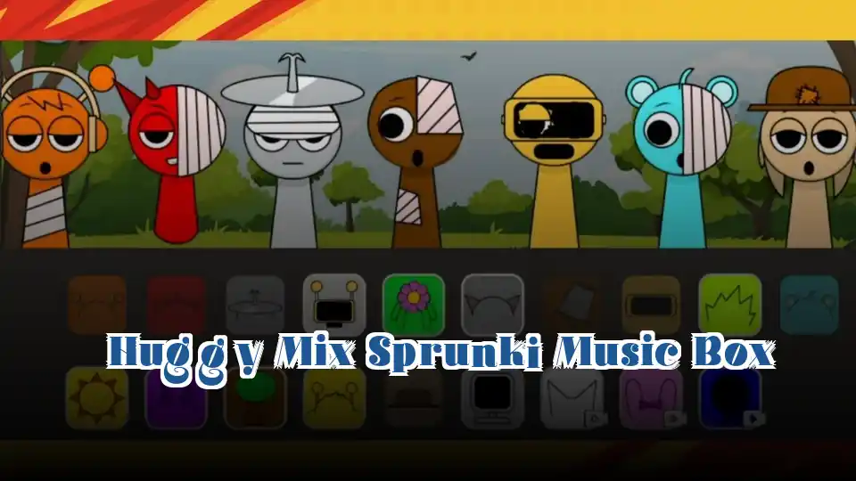 Huggy Mix Sprunki Music Box icon