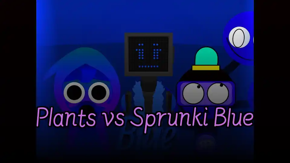 Plants vs Sprunki Blue icon