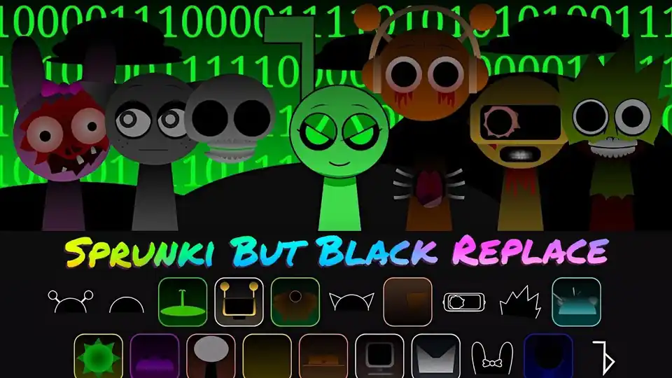 Sprunki But Black Replace with Sakta icon