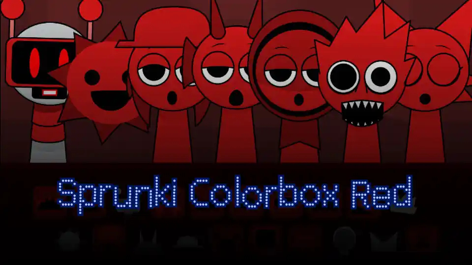 Sprunki Colorbox Red icon