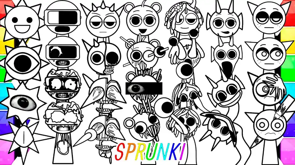 Sprunki Coloring Pages icon