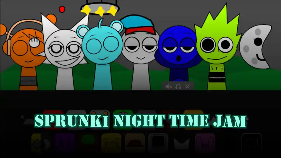 Sprunki Night Time Jam icon