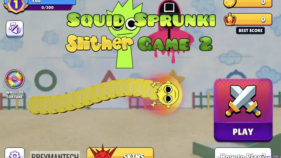 Squid Sprunki Slither Game icon