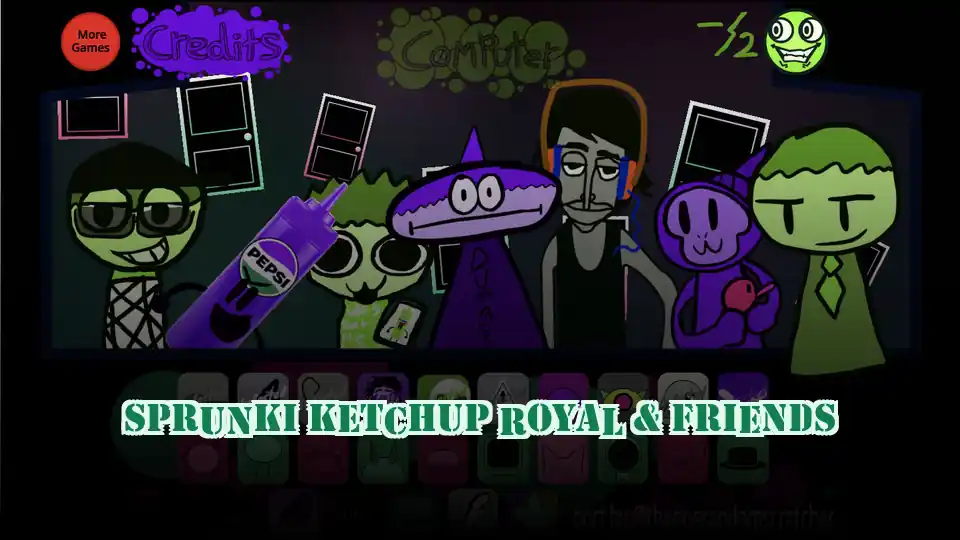 Sprunki Ketchup Royal & Friends icon