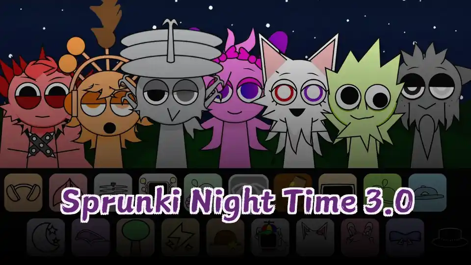 Sprunki Night Time 3.0 icon