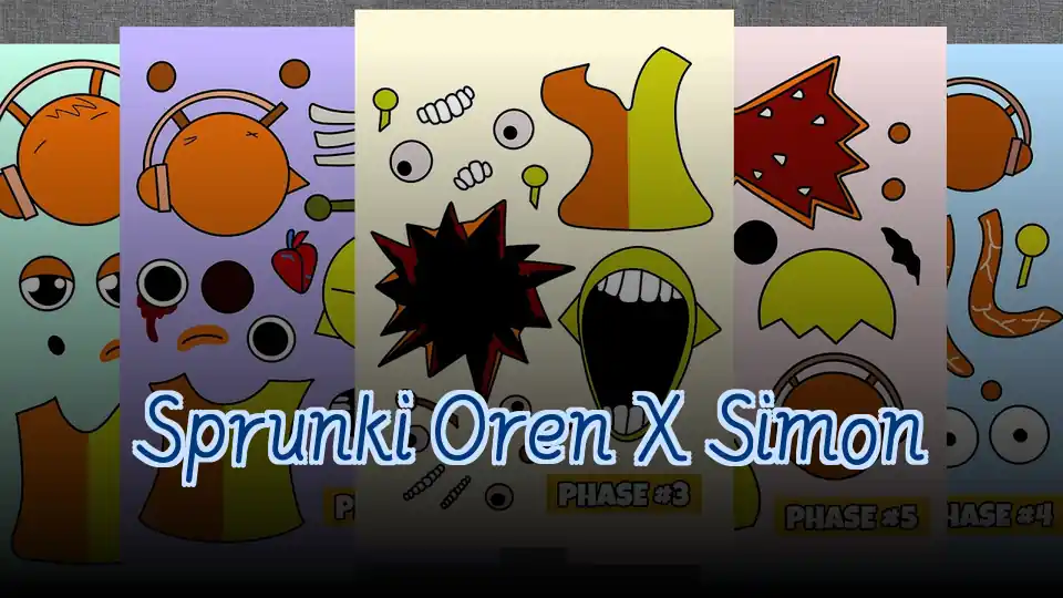 Sprunki Oren X Simon icon