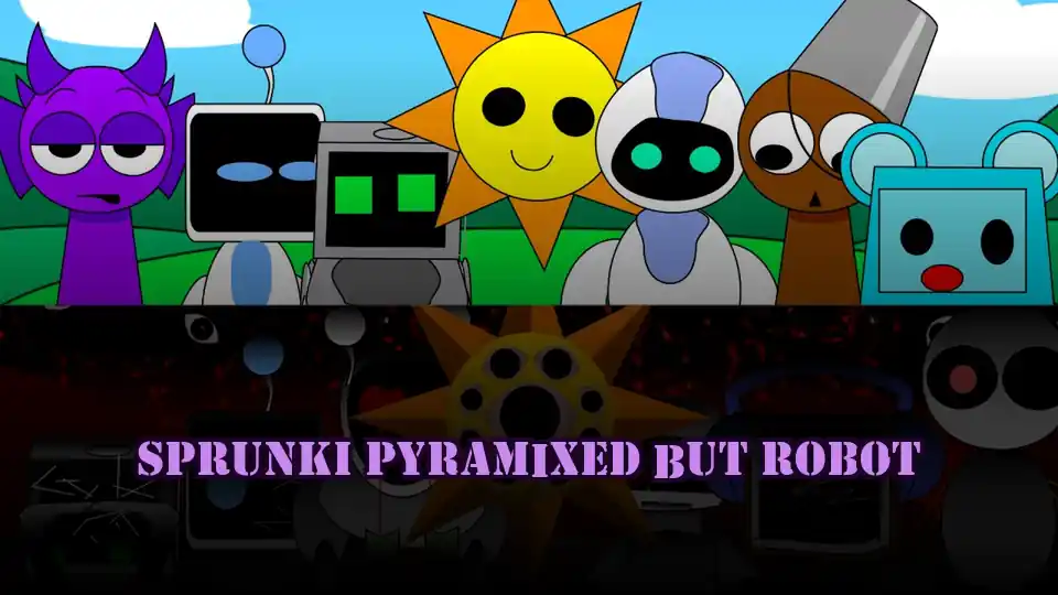 Sprunki Pyramixed But Robot icon