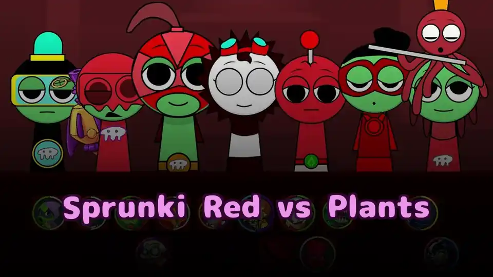 Sprunki Red vs Plants icon