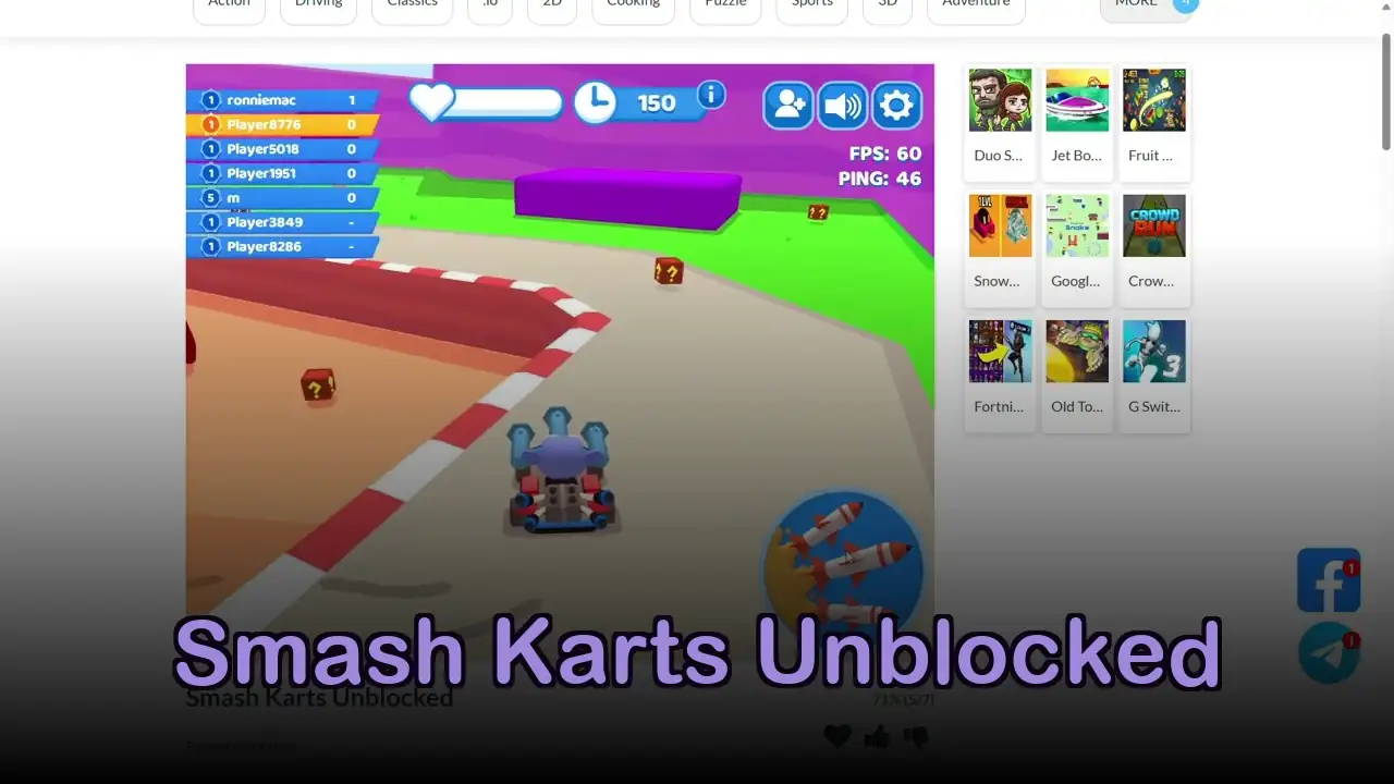 Smash Karts Unblocked icon