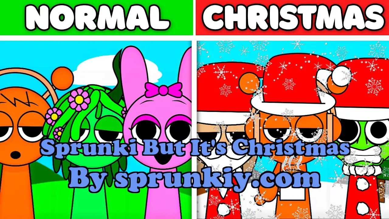 Sprunki But It's Christmas icon